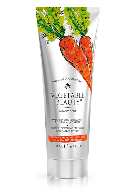 фото упаковки Vegetable Beauty Маска для лица Успокаивающая с экстрактом моркови