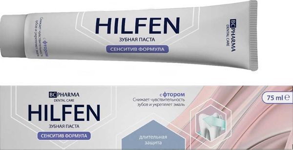 фото упаковки Hilfen Зубная паста Сенситив формула