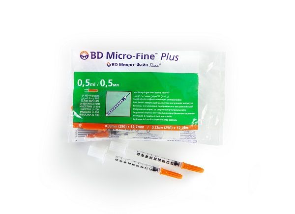 фото упаковки Шприц инсулиновый BD Micro-Fine Plus U-100