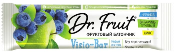 фото упаковки Dr. Fruit Visio Bar Батончик фруктовый