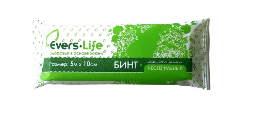 фото упаковки Evers Life Бинт марлевый