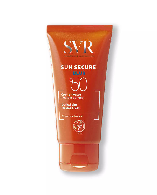 фото упаковки SVR Sun Secure Безопасное солнце Крем-мусс с эффектом фотошопа