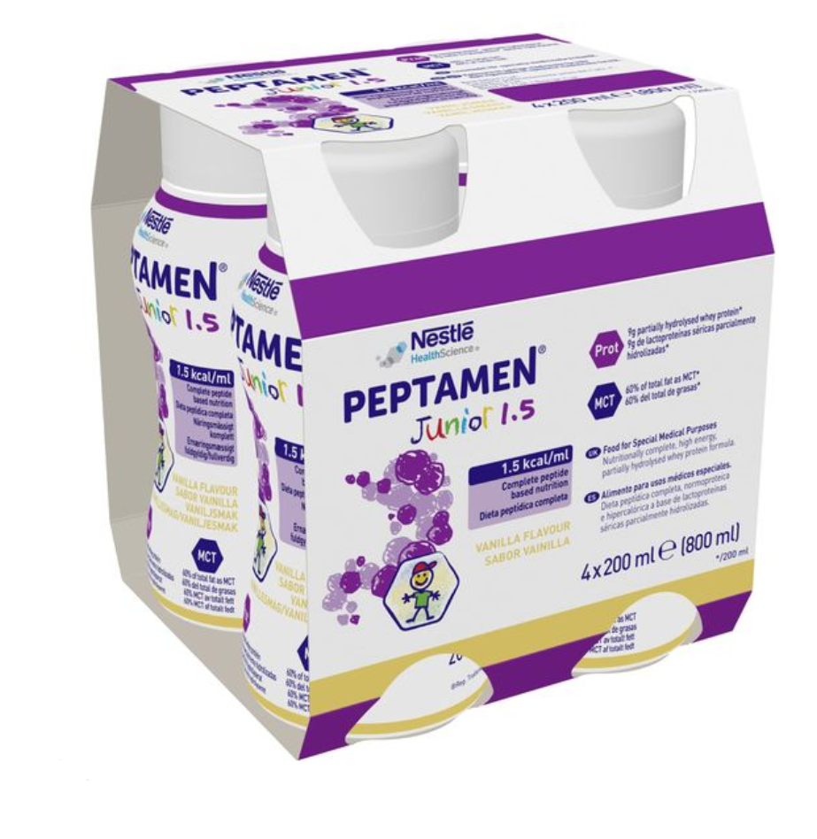 фото упаковки Peptamen Junior 1.5 Смесь жидкая готовая к употреблению