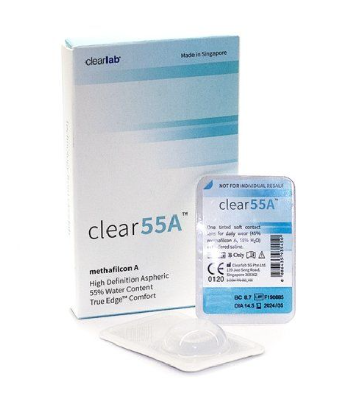 ClearLab Clear 55A Линзы контактные, BC=8.7 d=14.5, D(-2.75), 6 шт.
