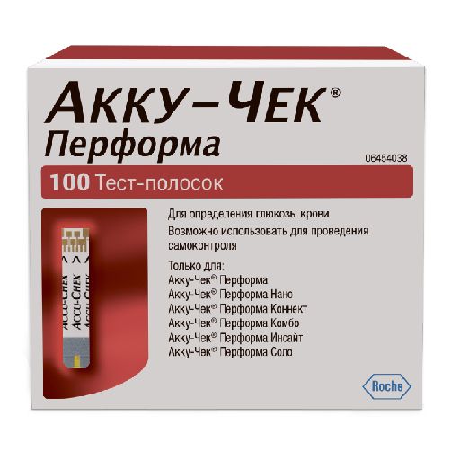 фото упаковки Accu-Chek Performa Тест-полоски