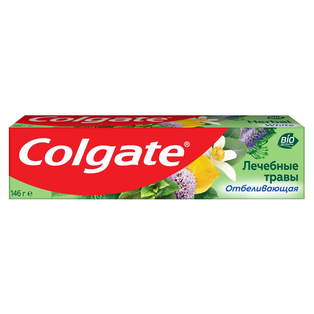 Colgate Лечебные травы Отбеливающая зубная паста, паста зубная, 100 мл, 1 шт.