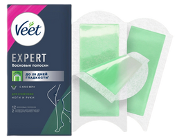 Veet Expert Восковые полоски для депиляции