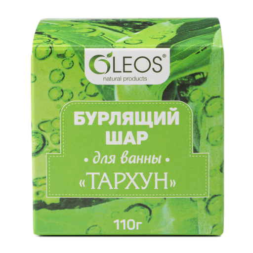 Oleos Бурлящий шар для ванны, тархун, 110 г, 1 шт.