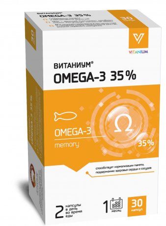 Омега 3-35% Витаниум, капсулы, 30 шт.