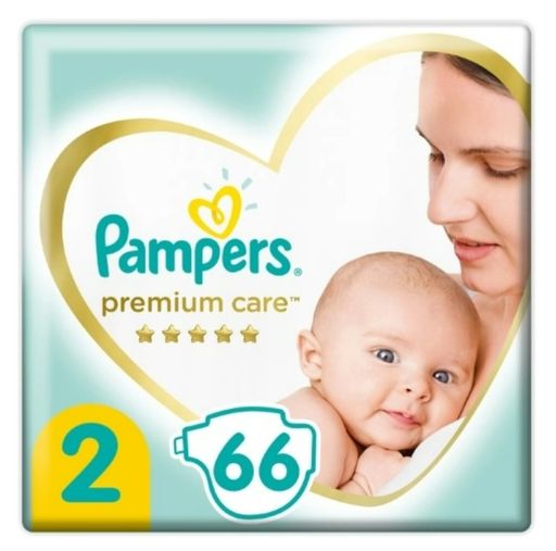 Pampers Premium Care Подгузники детские, р. 2, 4-8 кг, 66 шт.