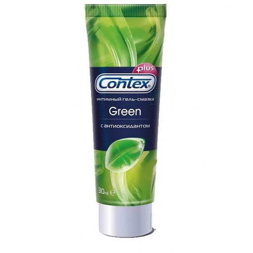 Гель-смазка Contex Green, гель, антибактериальное, 30 мл, 1 шт.