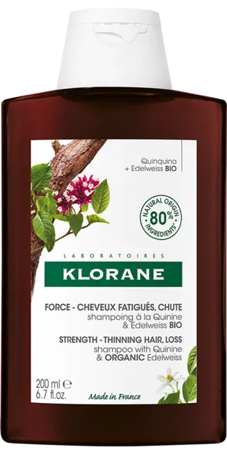Klorane Шампунь с экстрактом хинина и эдельвейса, шампунь, 400 мл, 1 шт.