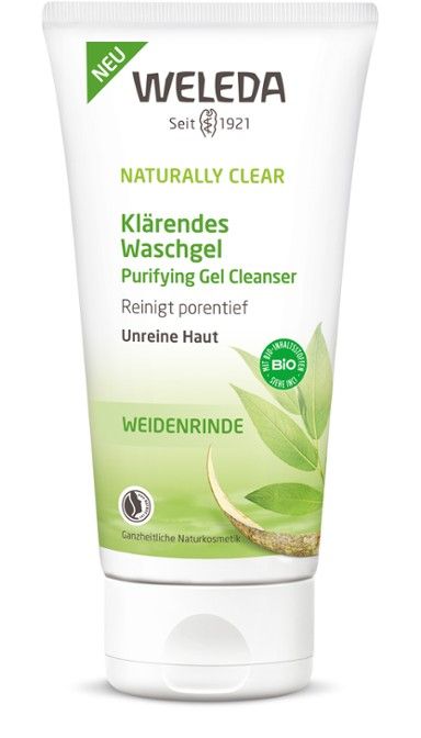 Weleda Naturally Clear Гель для умывания Очищающий с антибактериальным эффектом, гель для умывания, 100 мл, 1 шт.