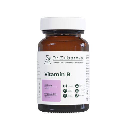 Dr. Zubareva Витамины группы B, капсулы, 60 шт.
