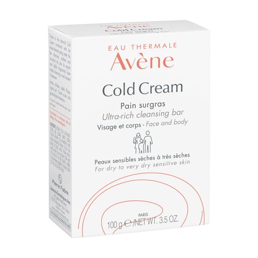 Avene Cold Cream мыло сверхпитательное с колд-кремом, мыло, 100 г, 1 шт.