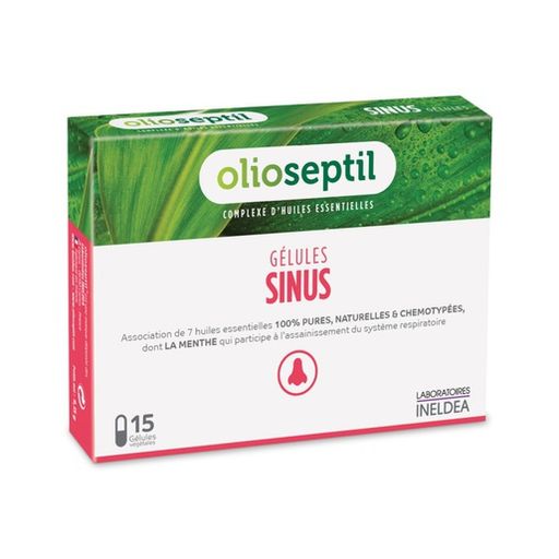 Olioseptil Sinus для санации носовых пазух, капсулы, 15 шт.