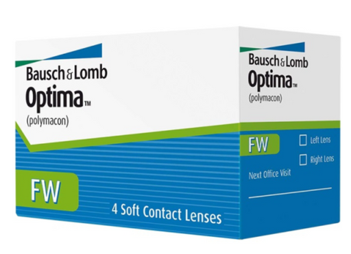 Bausch&Lomb Optima FW Контактные линзы плановой замены, BC=8.7 d=14.0, D(-4.25), стерильно, 4 шт.